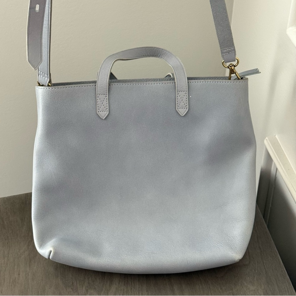 Madewell Gray Women's Handbag Crossbody Handheld Purse.
